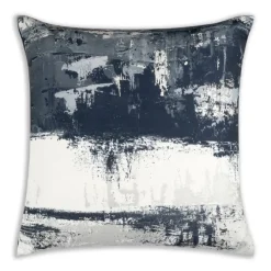 Inspire Me! Cloud9d Birch – Printed Outdoor Pillow W/ Multicolor And Silver Metallic Design (2 Styles) – 18″ X 18″ PILLOWS, RUGS, & THROWS New