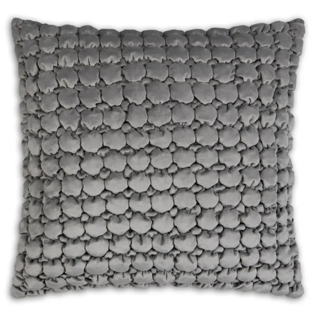 Inspire Me! Cloud9d PILLOWS, RUGS, & THROWS Sera Charcoal Gold Pillow – 20″ X 20″ Online
