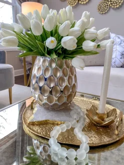 Inspire Me! Home Decor Champagne Detailed Orb Online