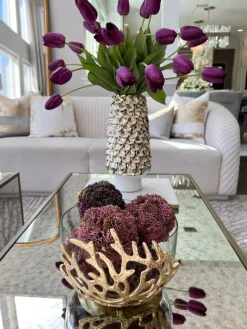 Inspire Me! Home Decor Decorative Faux Sedum Orb (2 Colors) New