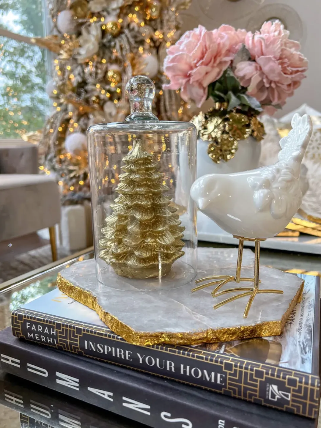Inspire Me! Home Decor Floral Stems Large White Beaded Magnolia Stem Online