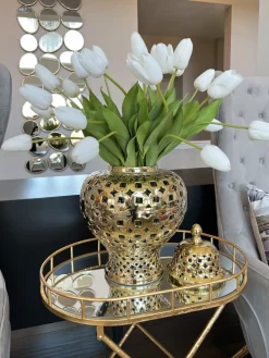 Inspire Me! Home Decor Floral Stems 26″ Ivory Hydrangea Stem Discount