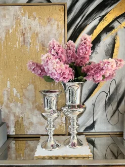 Inspire Me! Home Decor Floral Stems 28″ Peach Plume Stem Hot