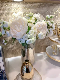 Inspire Me! Home Decor Floral Stems Mini Ranunculus Bundle (3 Colors) Fashion