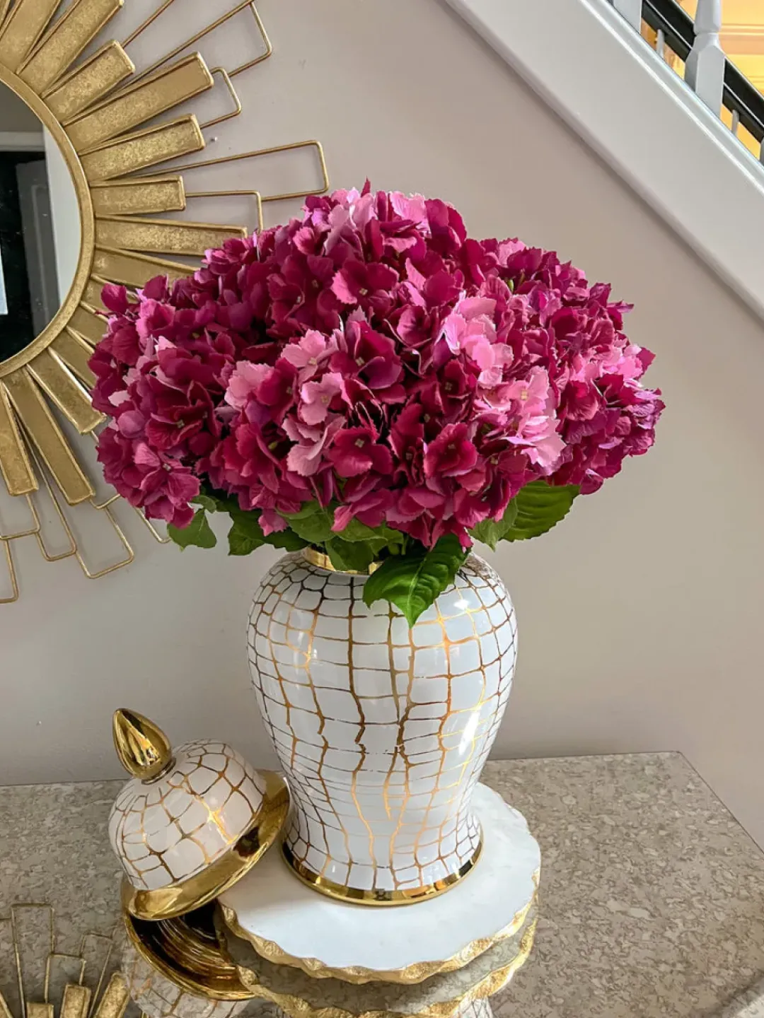 Inspire Me! Home Decor Floral Stems Real Touch Rose Bundle (2 Colors) Online
