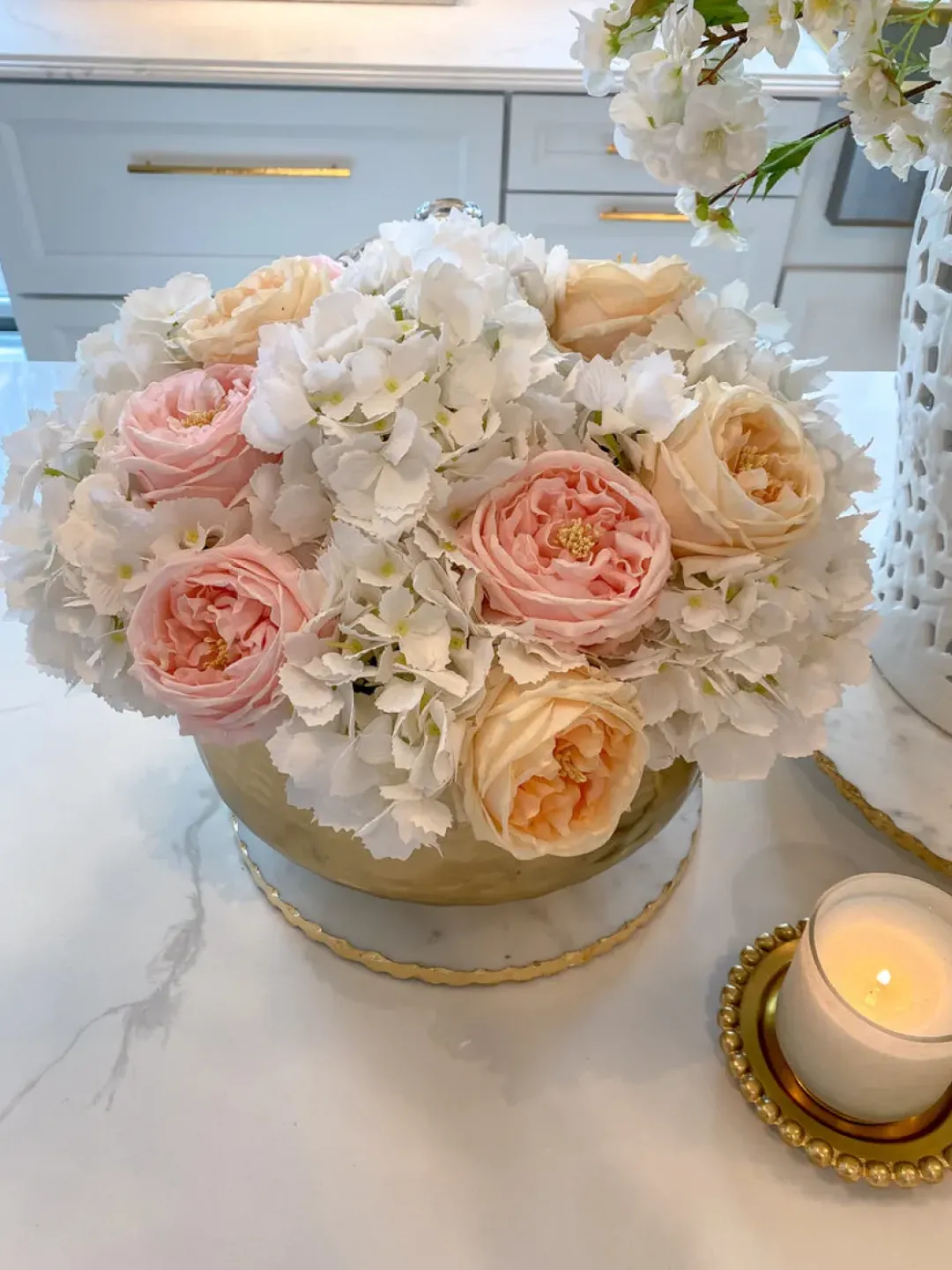 Inspire Me! Home Decor Floral Stems Real Touch Rose Bundle (2 Colors) Online