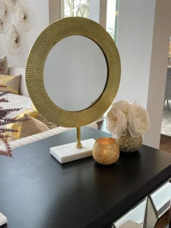 Inspire Me! Home Decor Gold Asymmetrical Circle Mirrors (Set Of 3 – 3 Different Sizes) Outlet