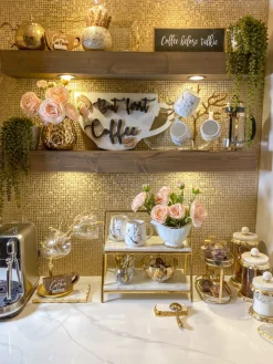 Inspire Me! Home Decor Gold Branch Mug Holder New