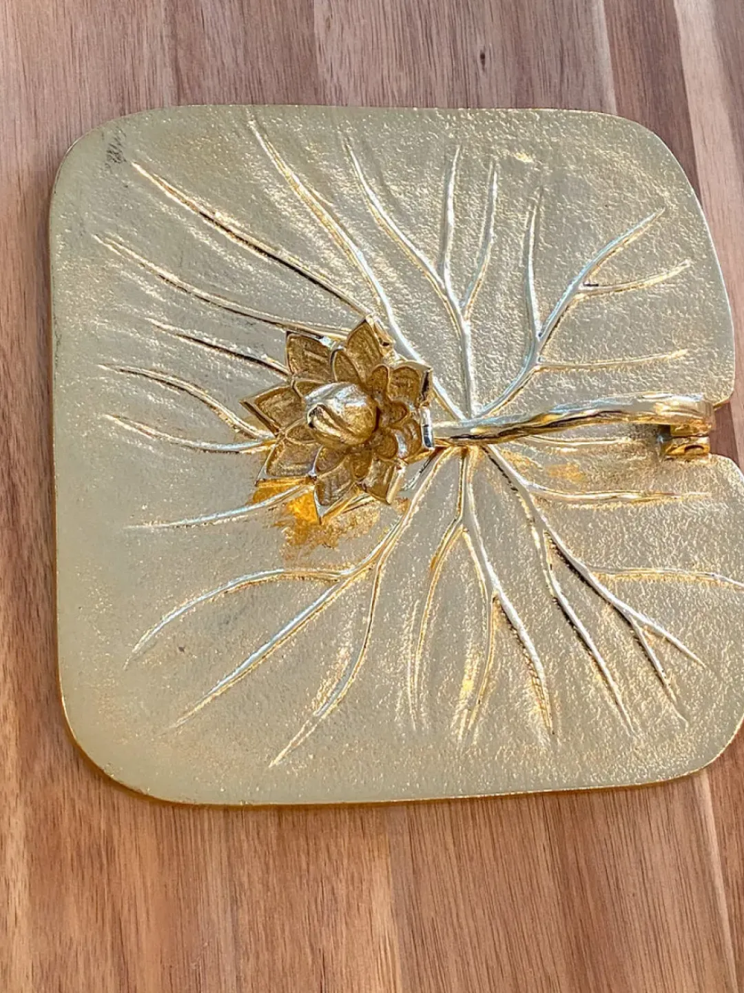 Inspire Me! Home Decor Gold Edged Marble Tray Clearance