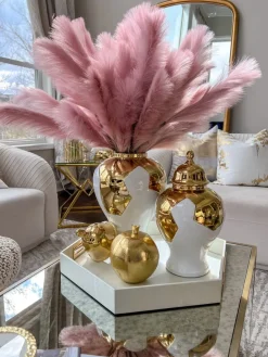 Inspire Me! Home Decor Gold Geode Base Pedestal Bowl Hot
