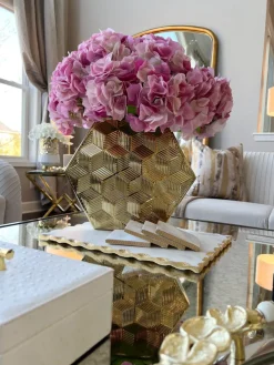 Inspire Me! Home Decor Gold Hammered Square Tray Clearance