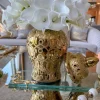 Inspire Me! Home Decor Gold Oval Trim Mirror Glass Tray Discount