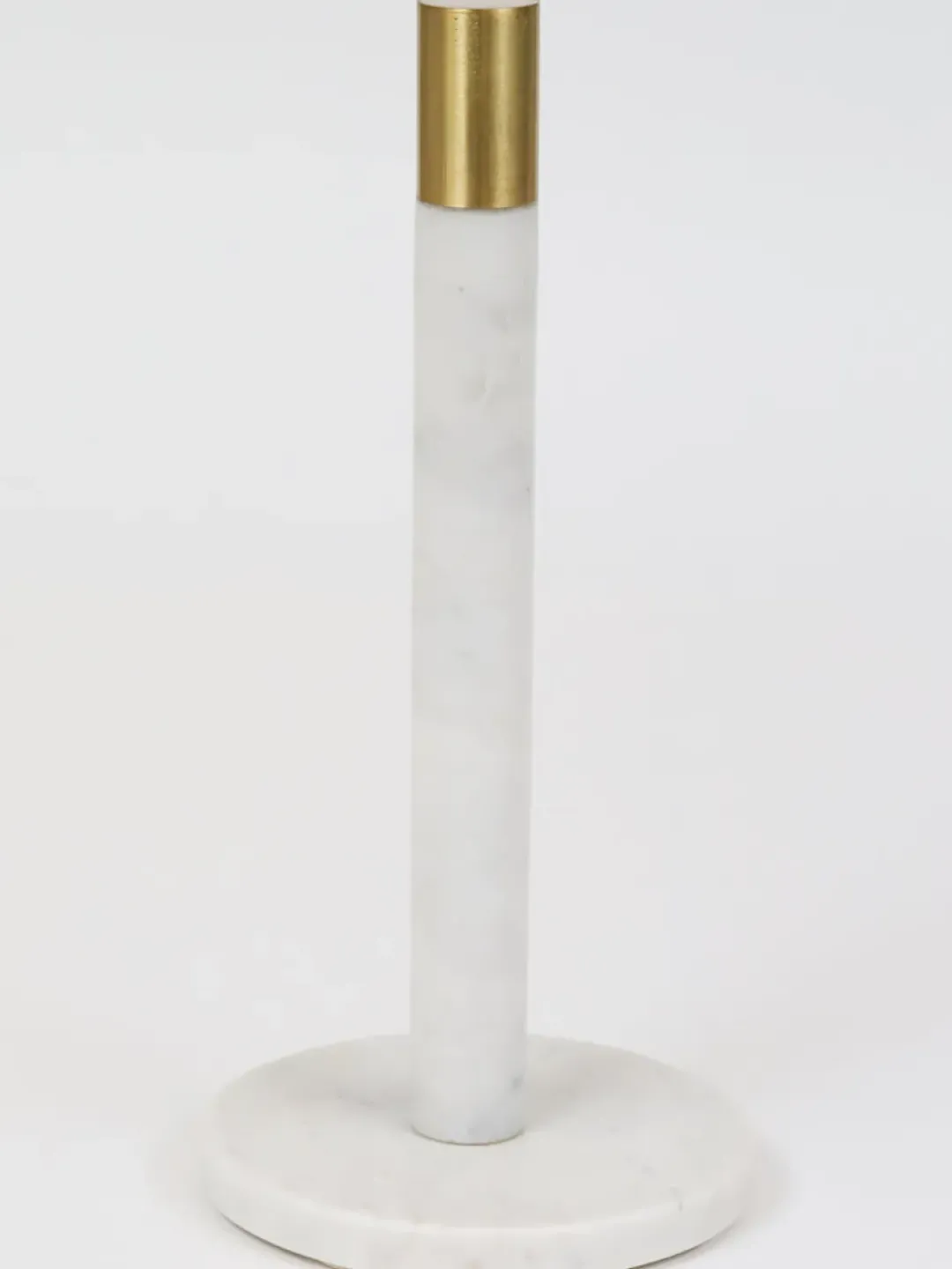 Inspire Me! Home Decor Gold Paper Towel Holder With White Jeweled Flower Details Best