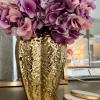 Inspire Me! Home Decor Gold Pierced Patterned Ginger Jar (2 Sizes) New