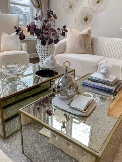 Inspire Me! Home Decor Jars White And Gold Elegant Jar With Lid (2 Sizes) Outlet