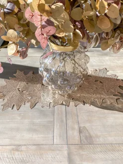 Inspire Me! Home Decor Large White Washed Wooden Pumpkin Tray KITCHEN Fashion