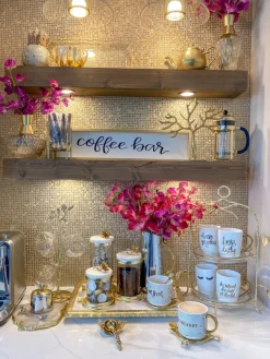 Inspire Me! Home Decor Marble & Silver Hammered Canisters Discount