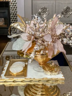 Inspire Me! Home Decor Marble Tray With Metallic Edge (2 Colors) Clearance