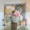 Inspire Me! Home Decor 30″ Pink Real Touch Cymbidium Orchid Stem Fashion