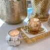 Inspire Me! Home Decor Silver Match Holder With Gold Detailing New