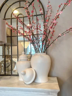 Inspire Me! Home Decor Smoke Grey Glass Planter On Gold Stand (2 Sizes) Online
