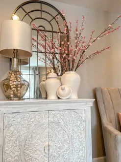 Inspire Me! Home Decor Smoke Grey Glass Planter On Gold Stand (2 Sizes) Online