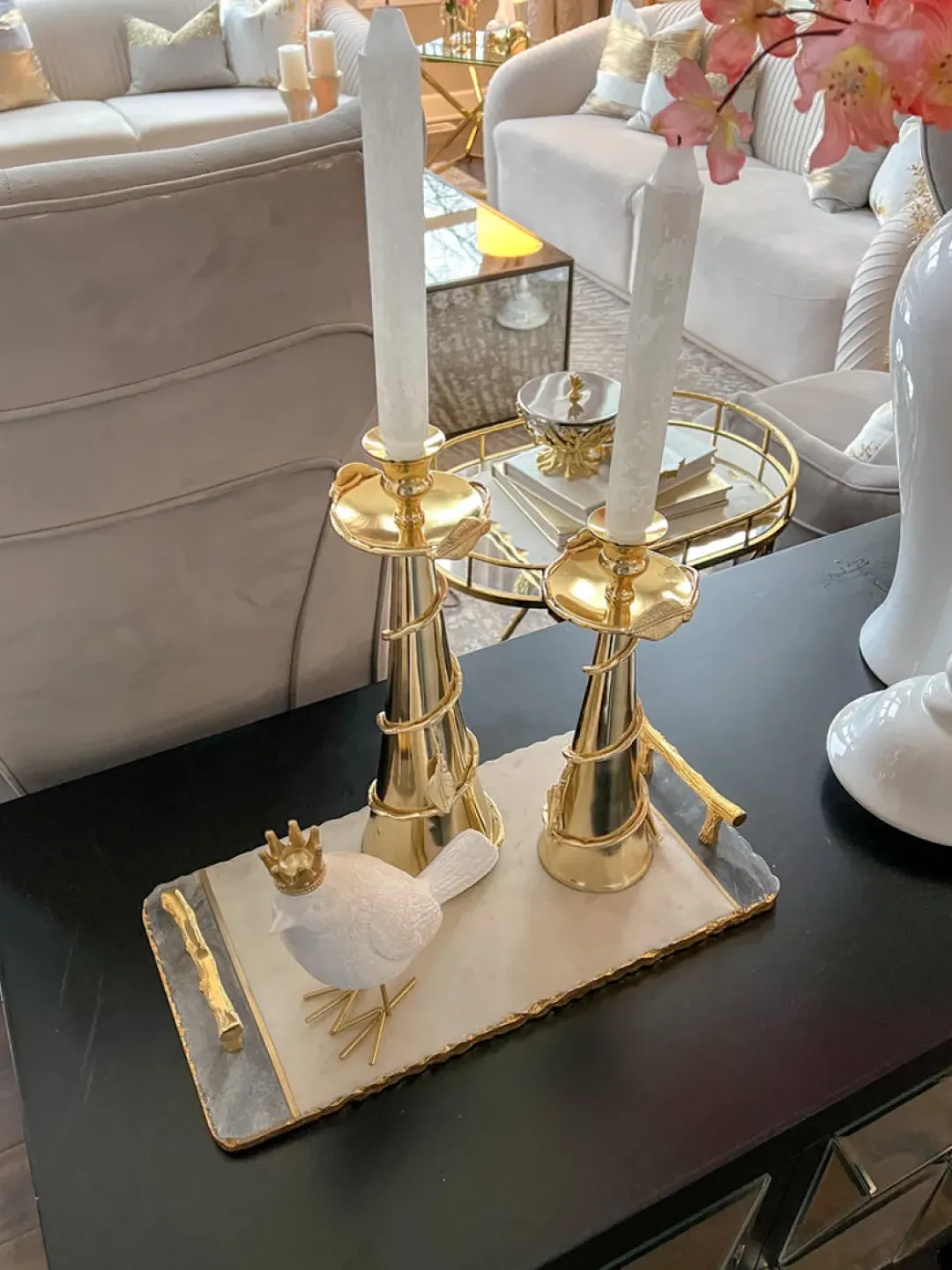 Inspire Me! Home Decor White And Gold Flatware Set Clearance
