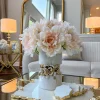 Inspire Me! Home Decor White Floral Ceramic Bowl Outlet
