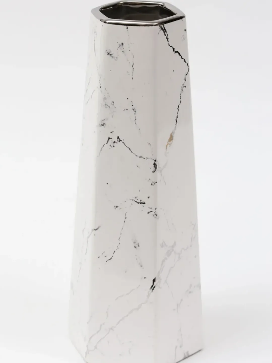 Inspire Me! Home Decor White Glass Vase With Mesh Design (2 Styles) “From Pops Of Color Home Collection” Discount