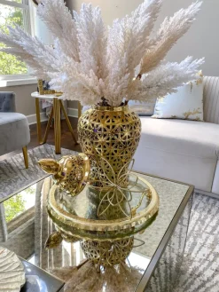 Inspire Me! Home Decor White Pampa Stem Fashion